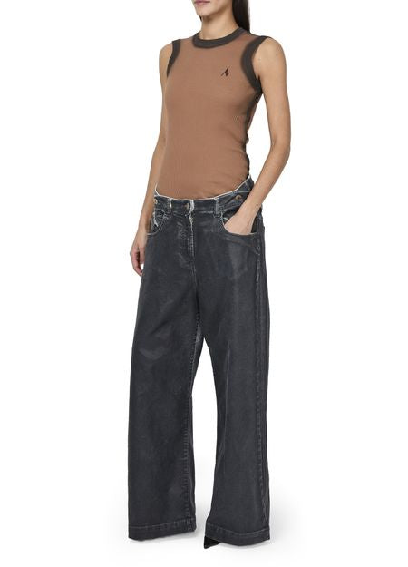 Navy blue long pants