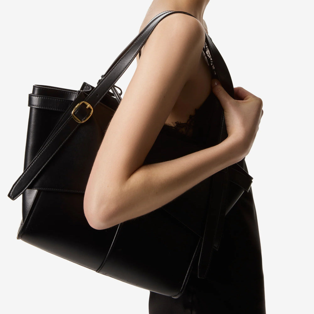 Sac Cabas "Belt" Medium Noir