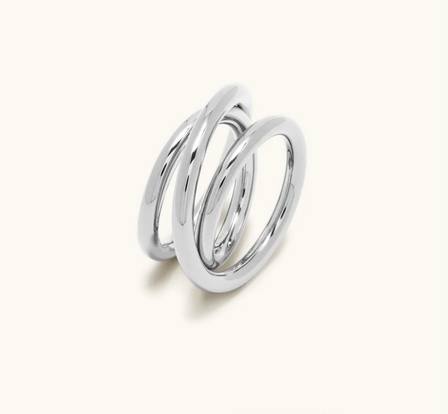 Bague Spirale Triple 3.0 Vermeil Or 18 carat ou Argent 925 Alt Paris