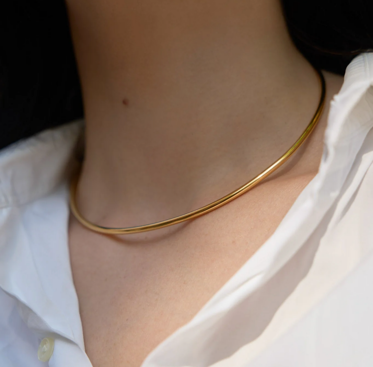 Jonc de cou 3.0 vermeil Alt Paris