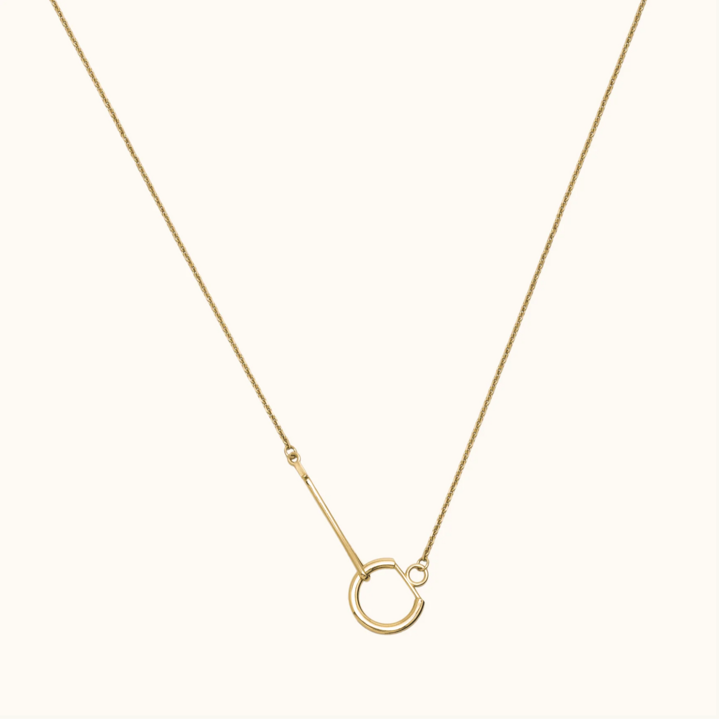 Le collier gousset vermeil Or 18 carat ou argent 925 Alt Paris