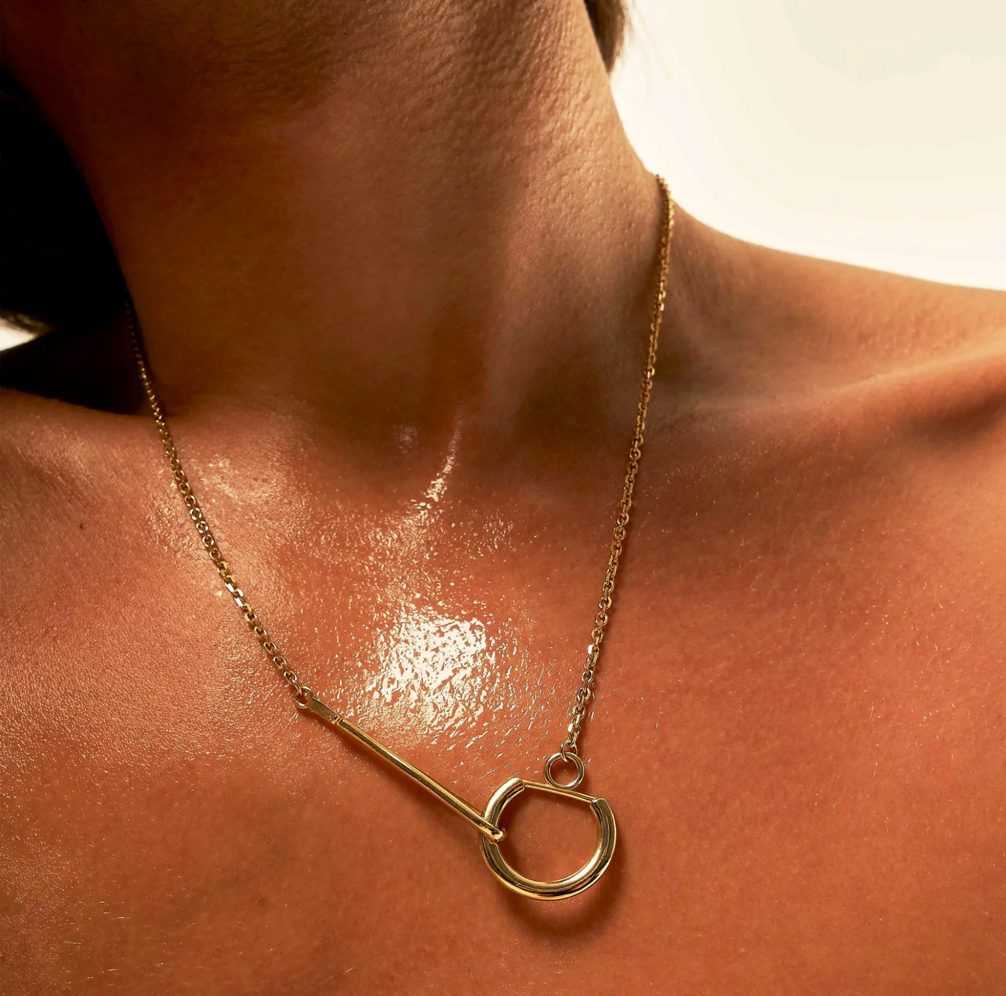 Le collier gousset vermeil Or 18 carat ou argent 925 Alt Paris