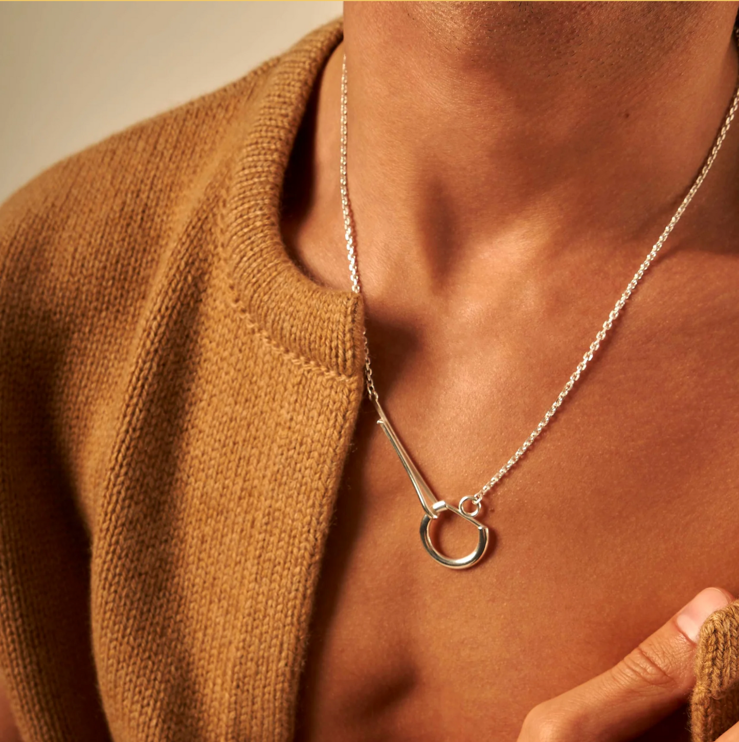 Le collier gousset vermeil Or 18 carat ou argent 925 Alt Paris