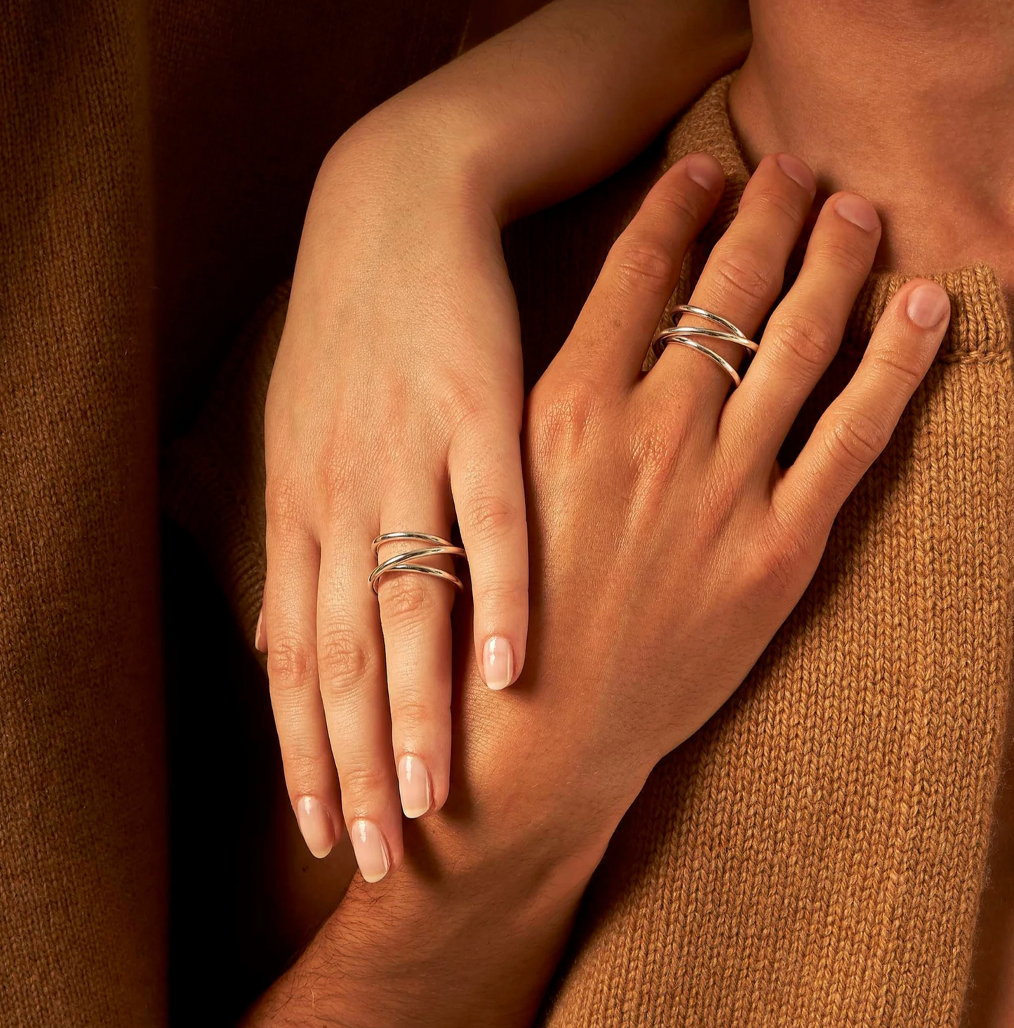 Bague Spirale Triple 2.0 Vermeil or 18 carat ou Argent 925 Alt Paris