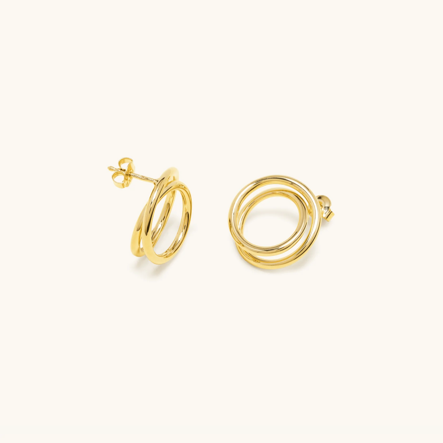 Boucle d'oreille Mini Spirale 2.0 Argent 925 ou Vermeil Or 18 carat Alt Paris
