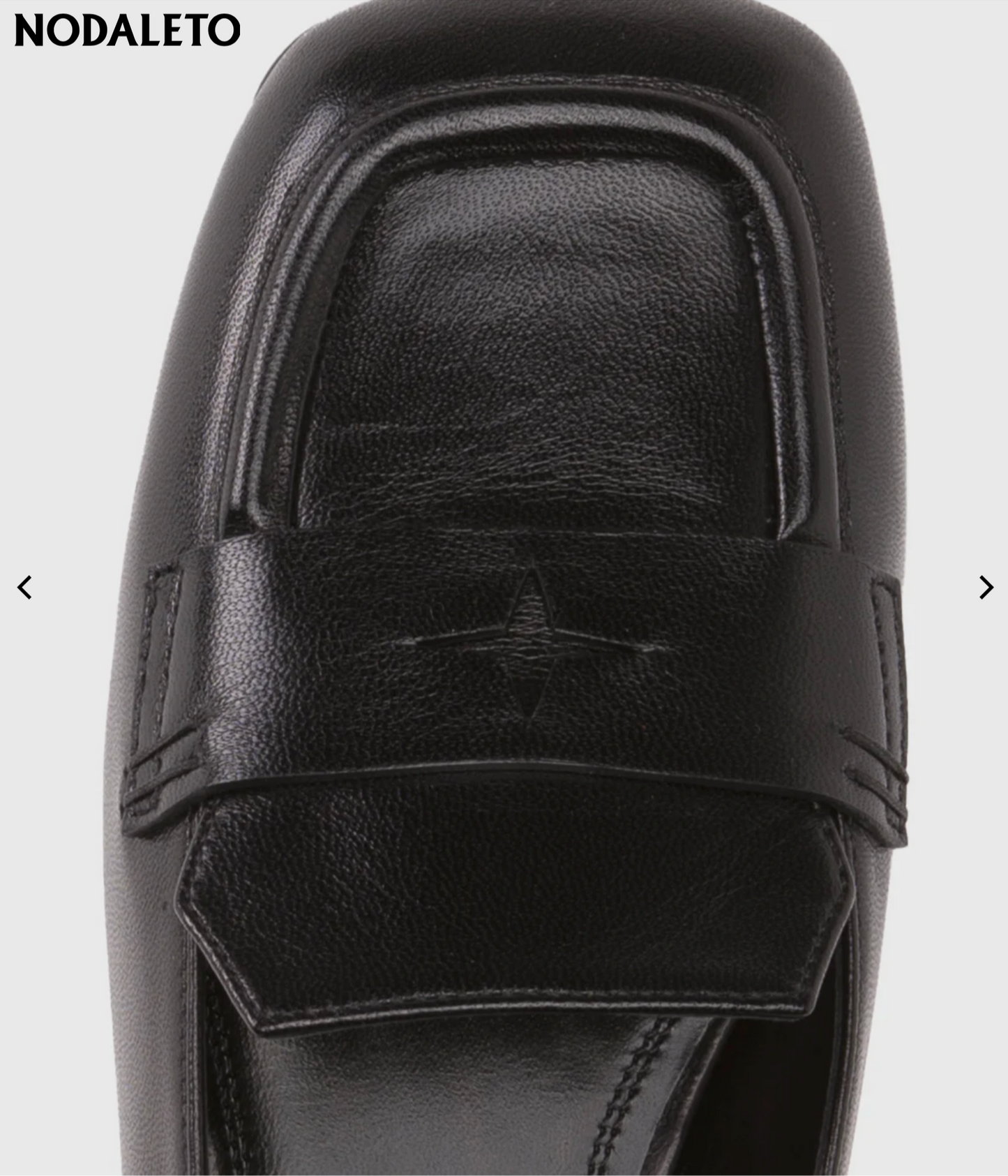 Nodaleto Mocassin Flat Noir