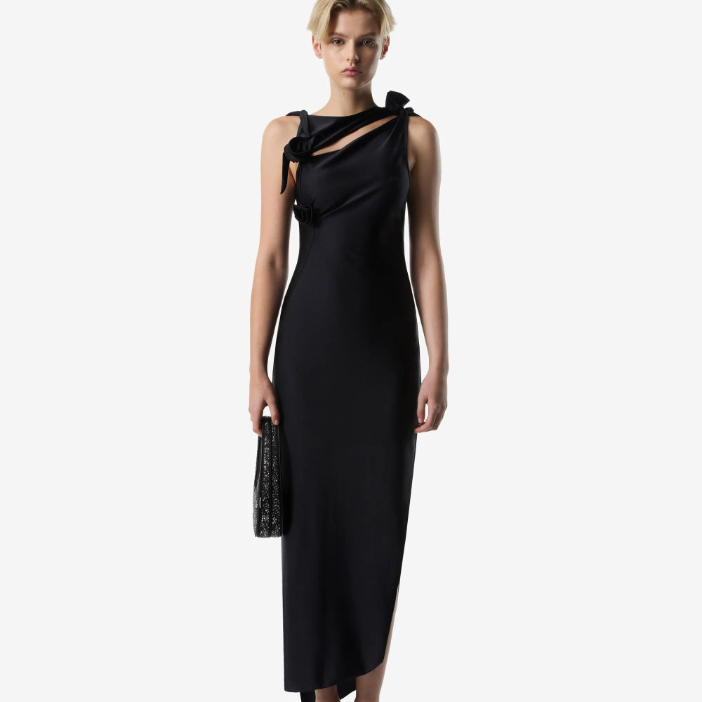 Robe à Fleurs Asymétriques
