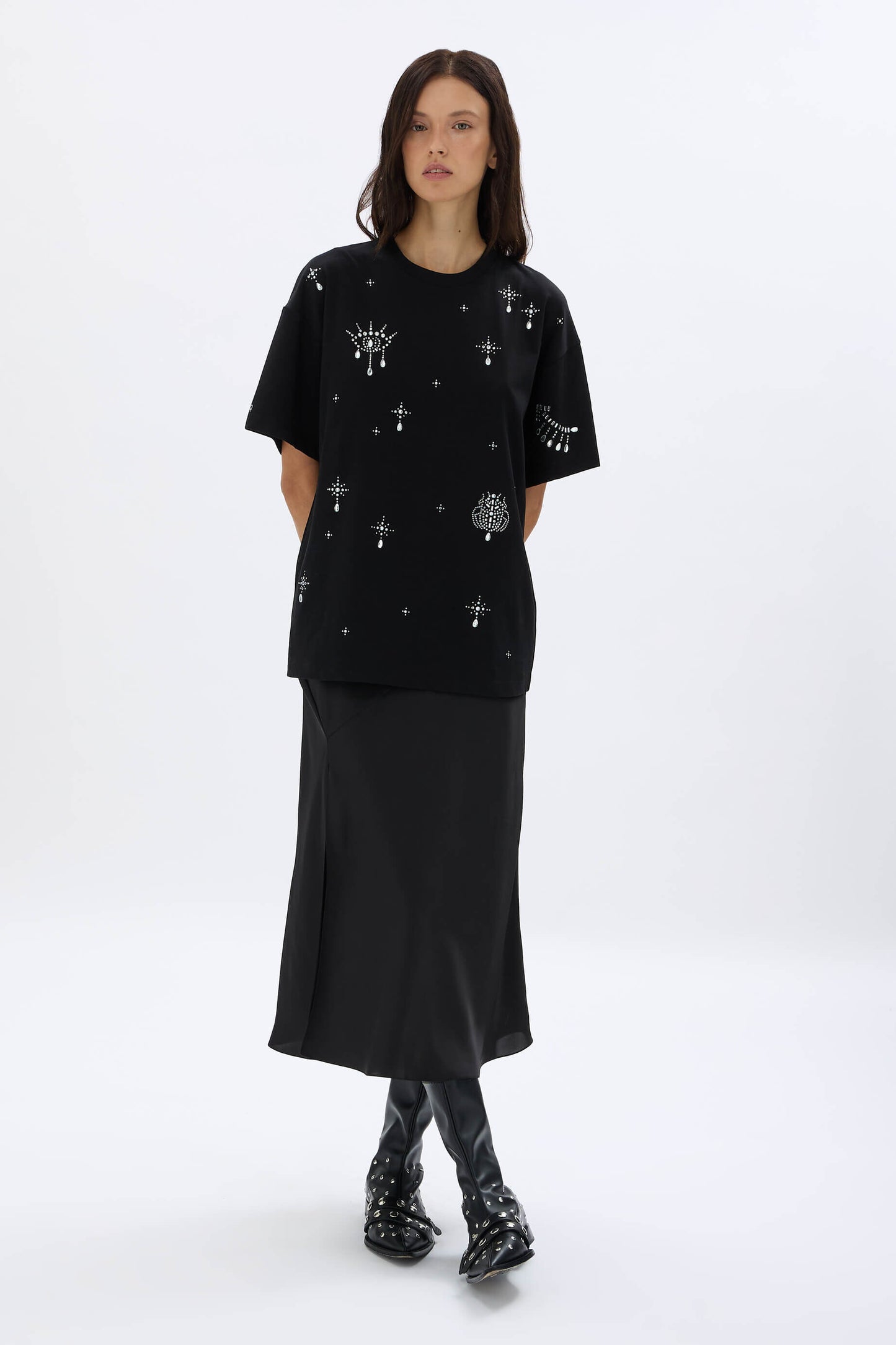 T-Shirt à Motifs Surréalistes