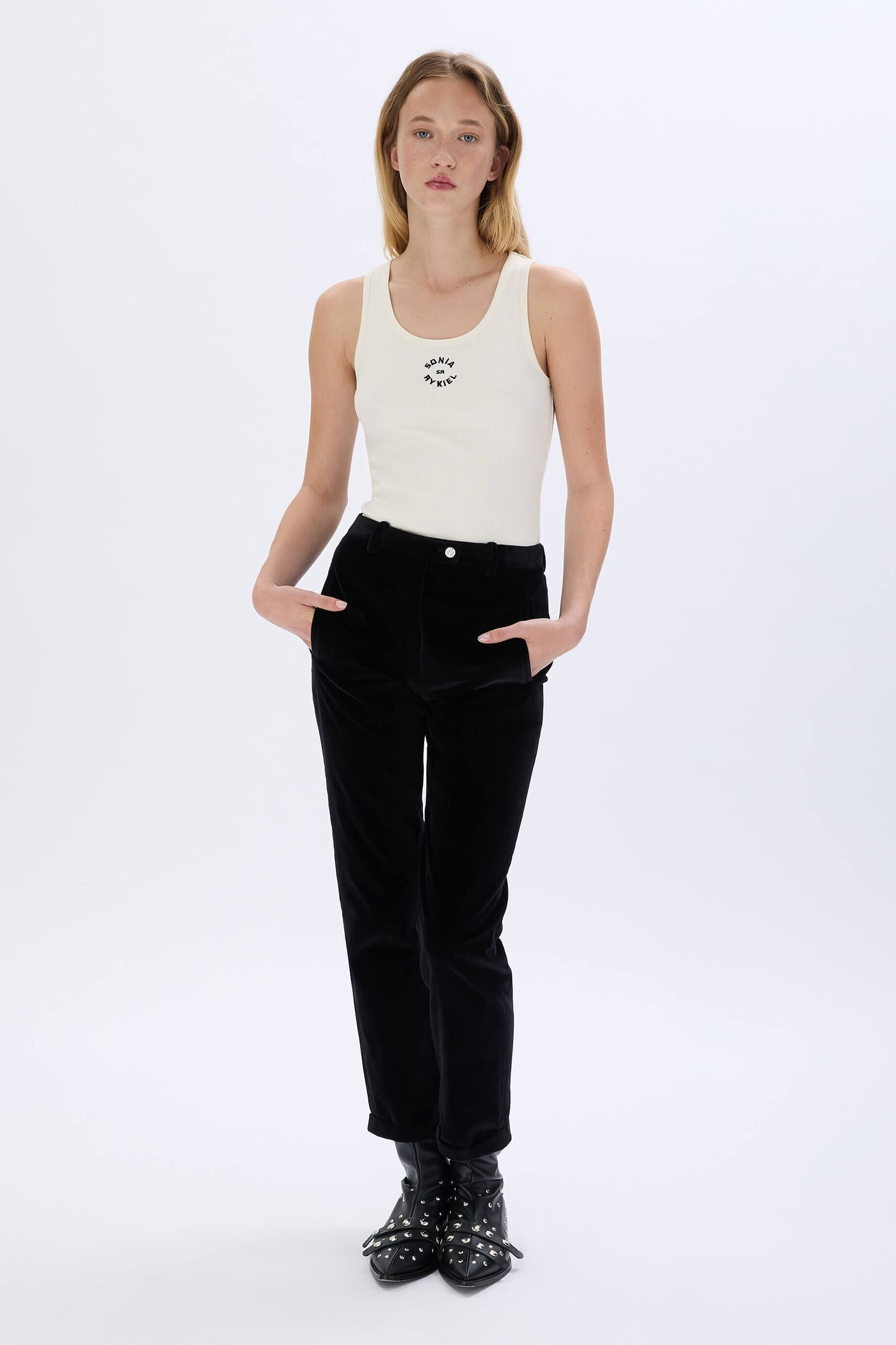 Pantalon Cigarette Velour