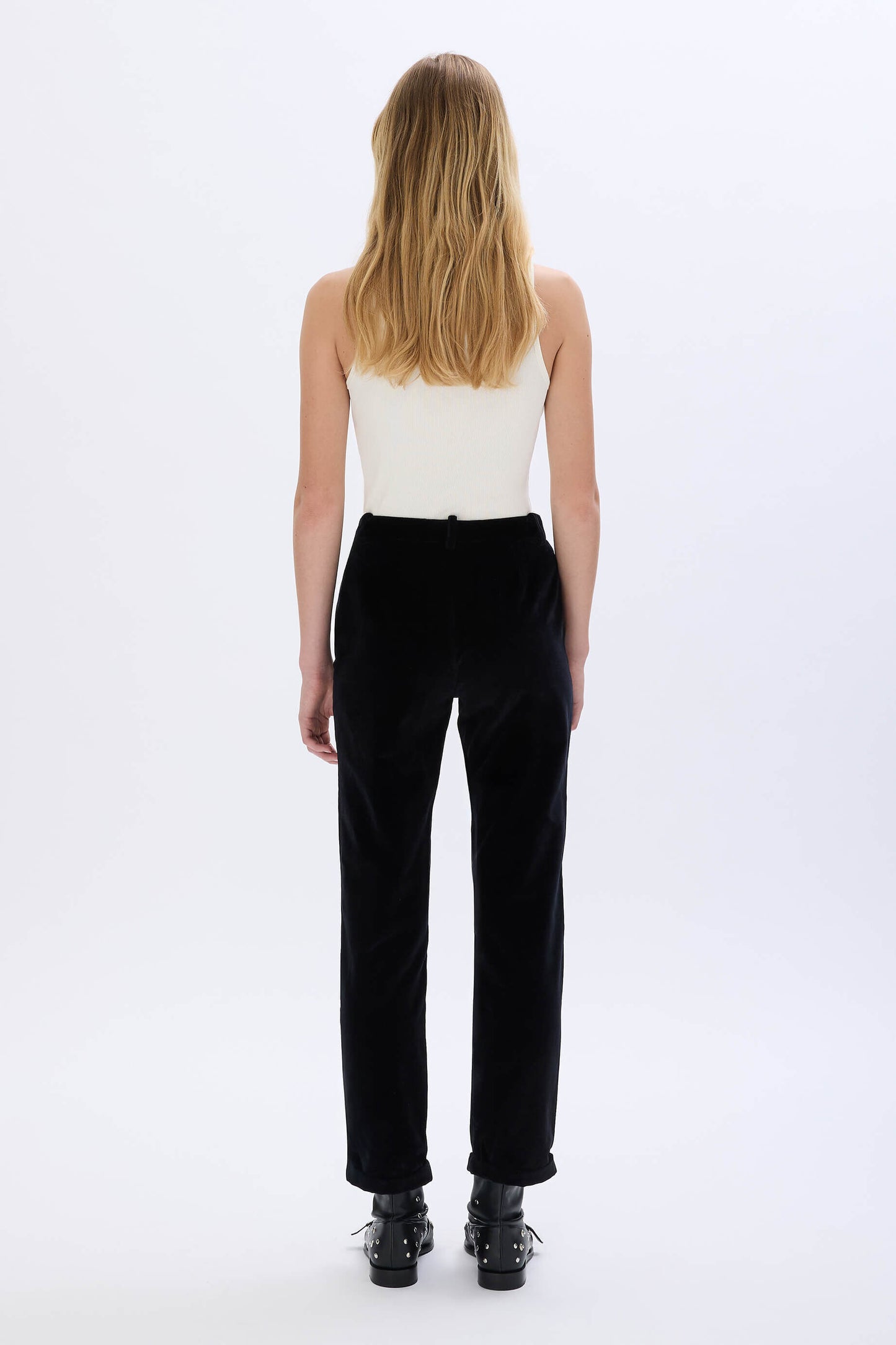 Pantalon Cigarette Velour