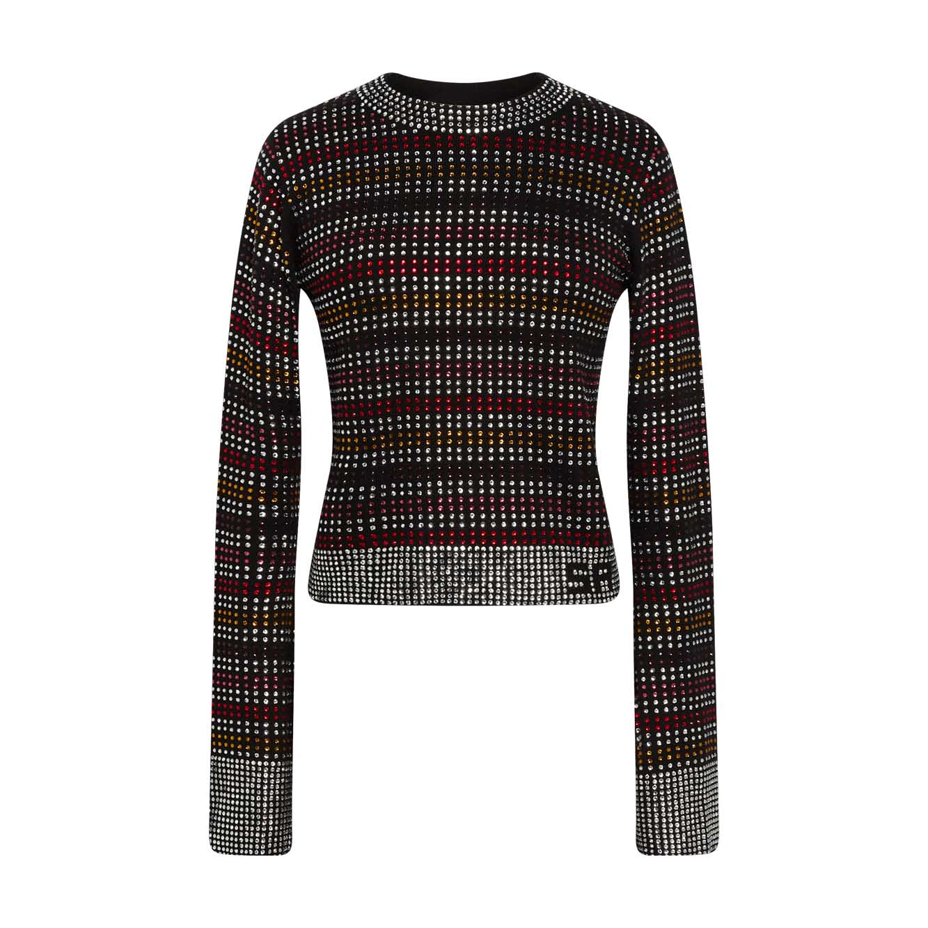 Pull à Rayures Strass