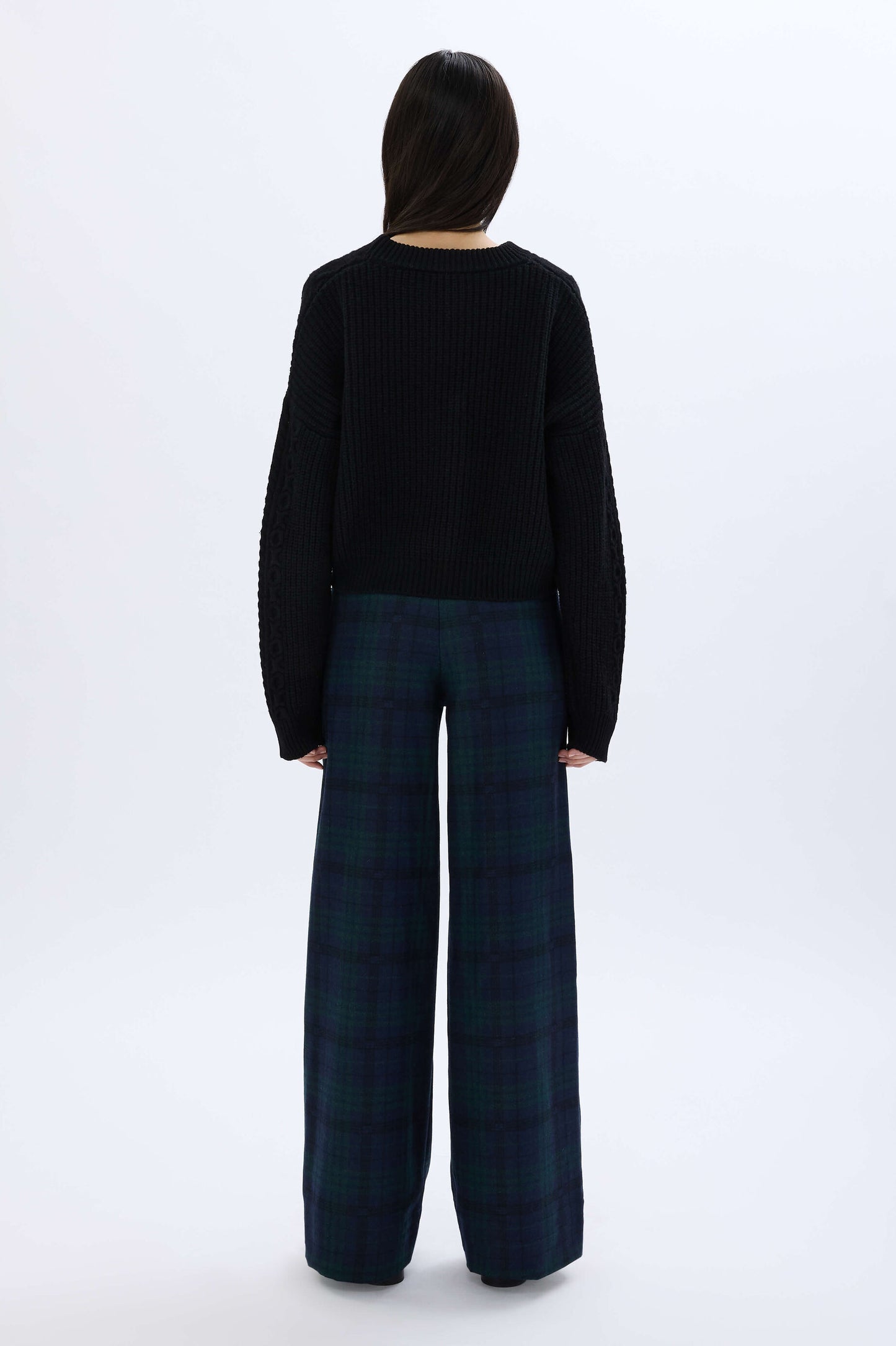 Pull Torsadé Noir