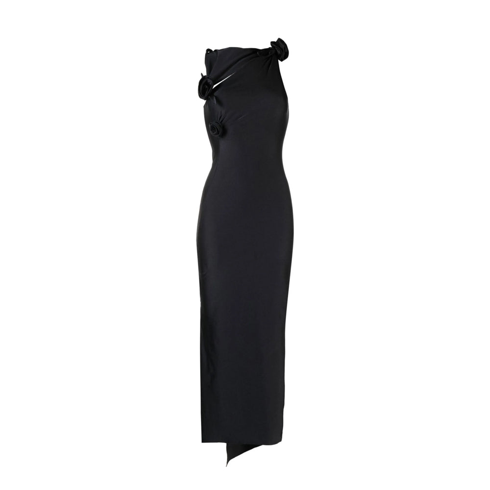 Robe à Fleurs Asymétriques