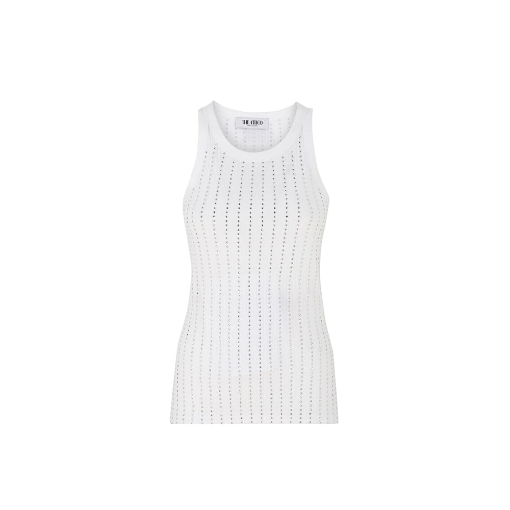 White tank top