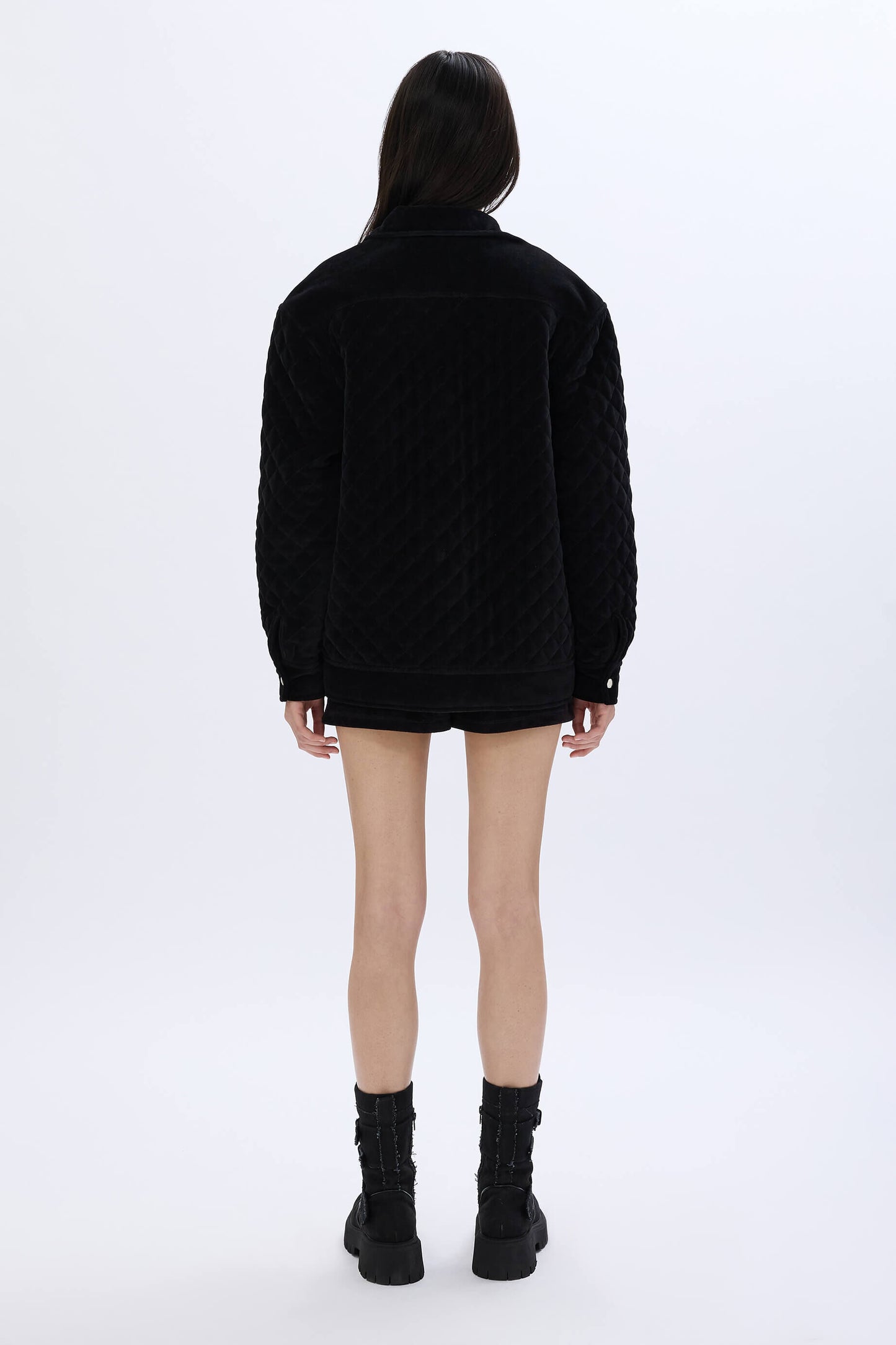 Veste Matelassée en Velours