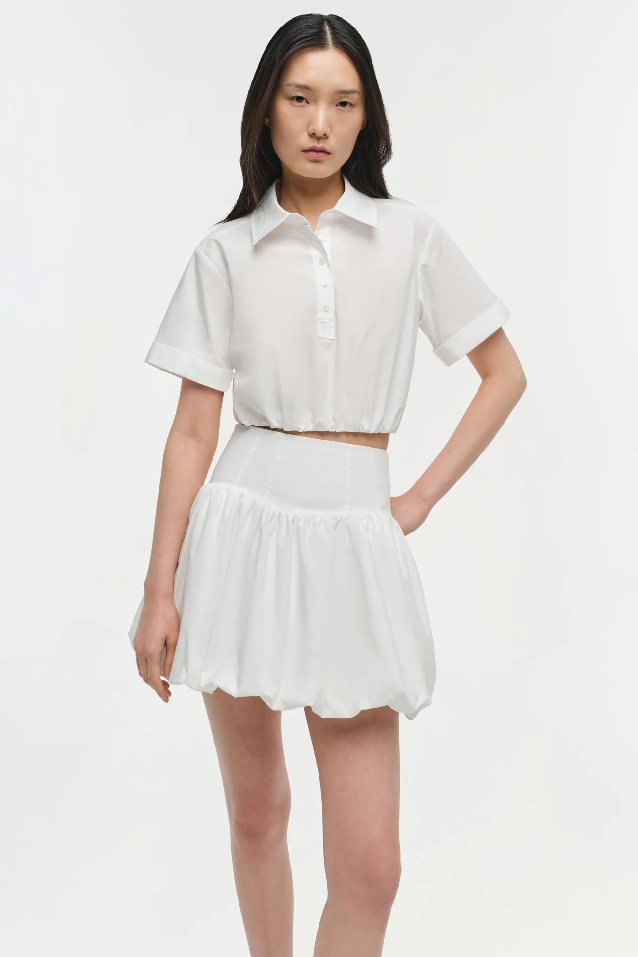 Mini-jupe en coton Pippa