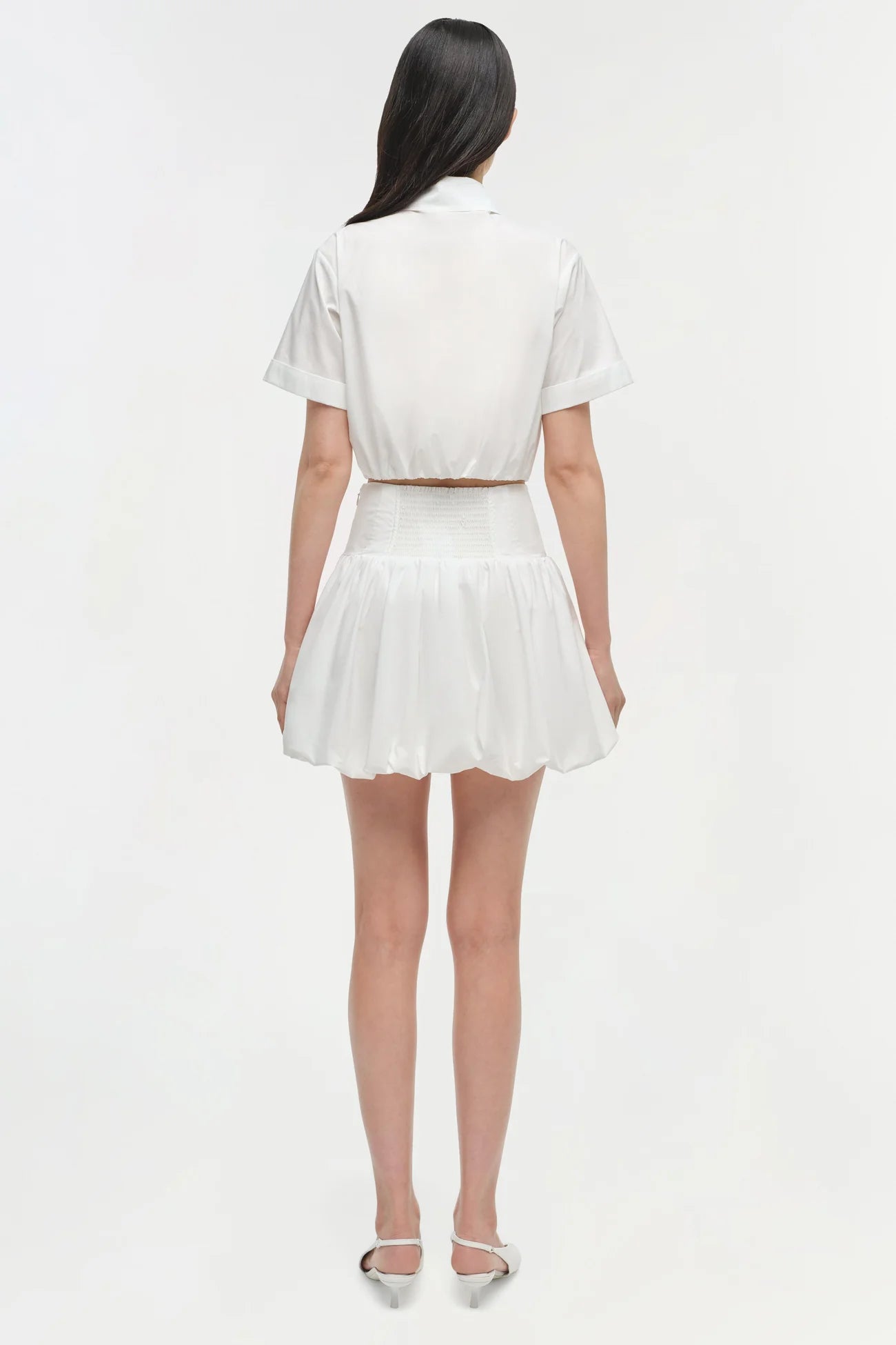 Mini-jupe en coton Pippa