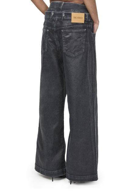 Navy blue long pants