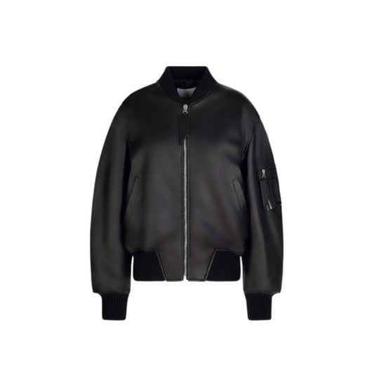 'Anja' black bomber