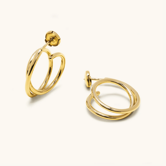 Boucle d'oreille Spirale 2.0 Vermeil Or 18 carat ou Argent 925 Alt Paris