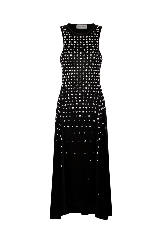 Robe cloutée noir Sonia Rykiel