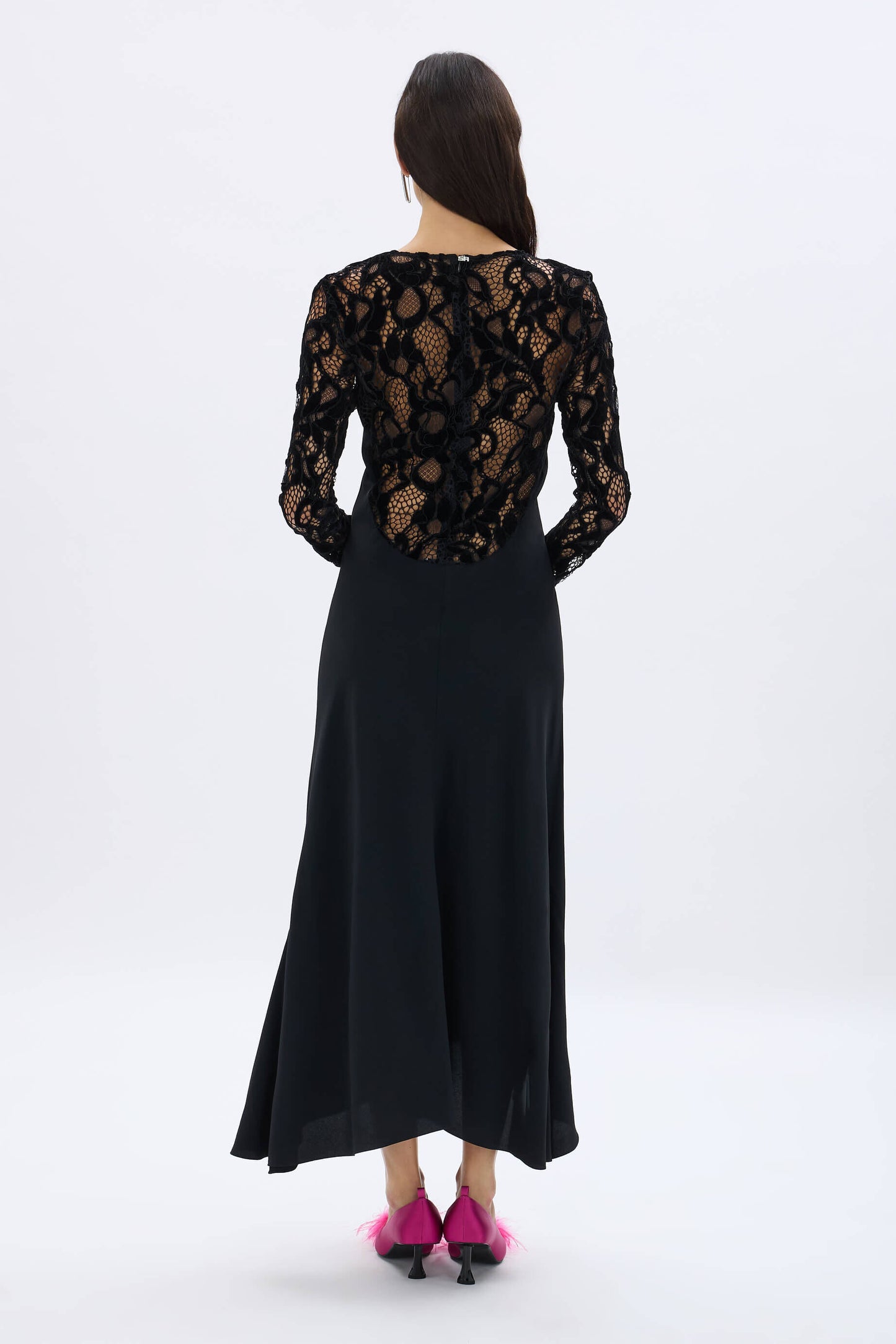 Robe en Dentelle Velours