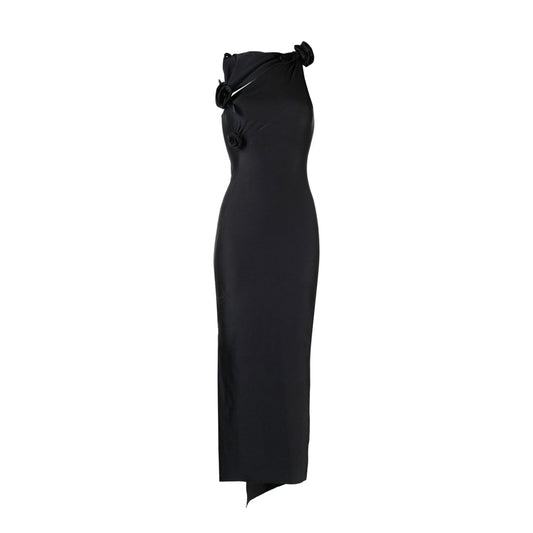Robe à Fleurs Asymétriques